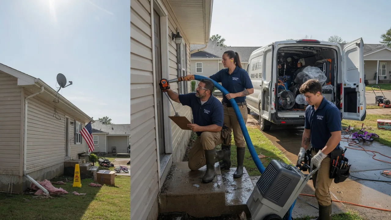 Ceiling Water Damage Restoration in Shidler, OK near me
