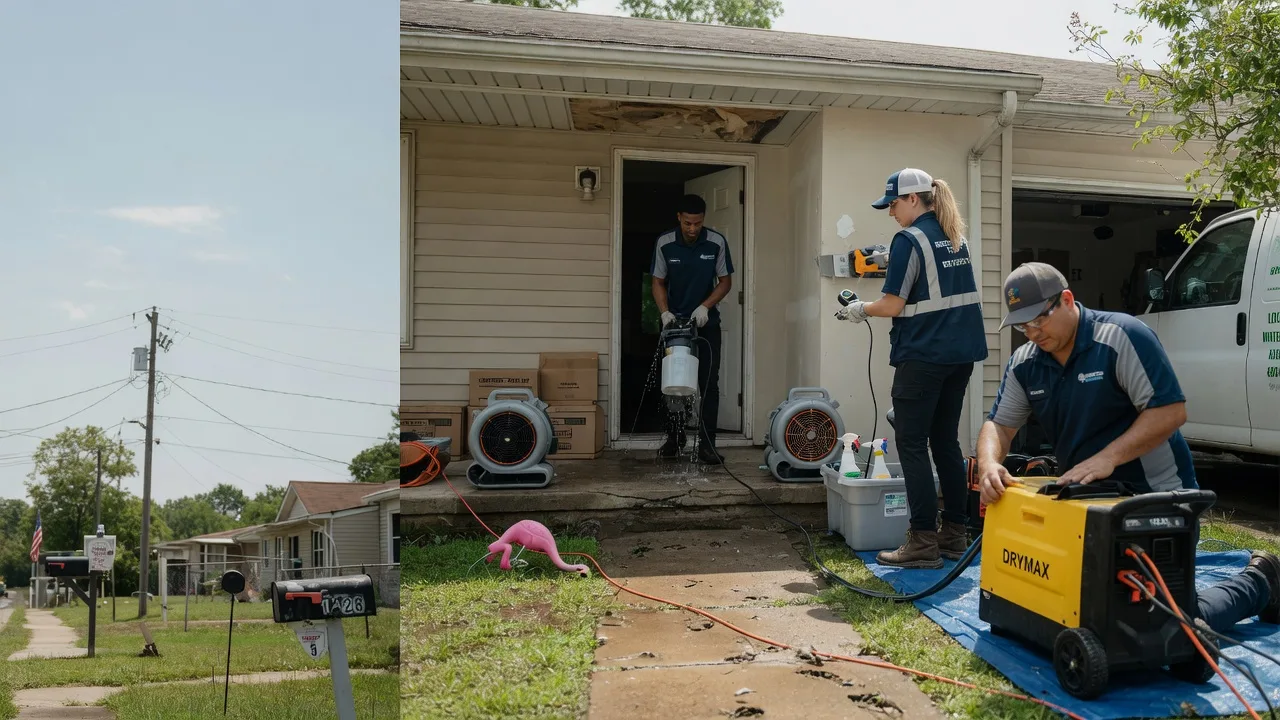 Storm Damage Water Removal in Shidler, OK near me